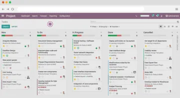 Miniatura Odoo Project Management