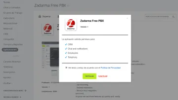 Miniatura Zadarma Software VoIP